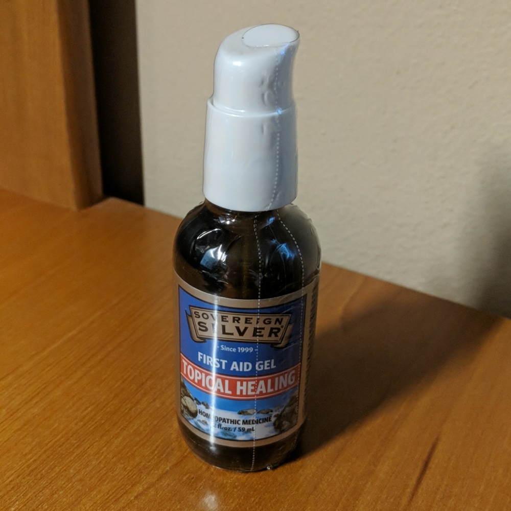 Homeopathic Souvenir silver first aid gel